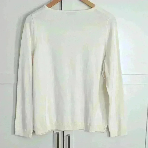 Alia Petites Women's Jeweled  Sweater - Picture 3 of 3